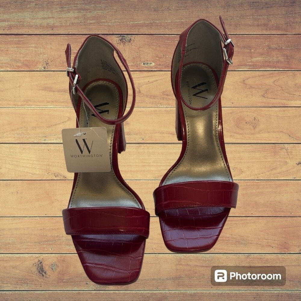 Women’s Worthington Shoes  Becklyn Heeled Sandals  Size 6.5   NWT